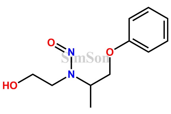 N-(2-hydroxyethyl)-N-(1-phenoxypropan-2-yl)nitrous amide