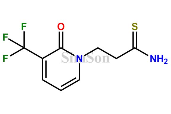3-(2-Oxo-3-(trifluoromethyl)pyridin-1(2H)-yl)propanethioamide