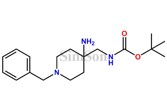 1,1-Dimethylethyl N-((4-amino-1-(phenylmethyl)-4-piperidinyl)methyl]carbamate