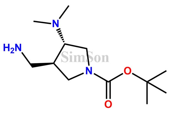 (3R,4S)-tert-butyl 3-(aminomethyl)-4-(dimethylamino)pyrrolidine-1-carboxylate