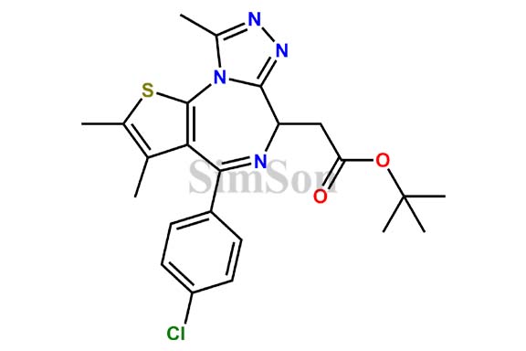 tert-Butyl 2-(4-(4-chlorophenyl)-2,3,9-trimethyl-6H-thieno[3,2-f][1,2,4]triazolo[4,3-a][1,4]diazepin-6-yl)acetate