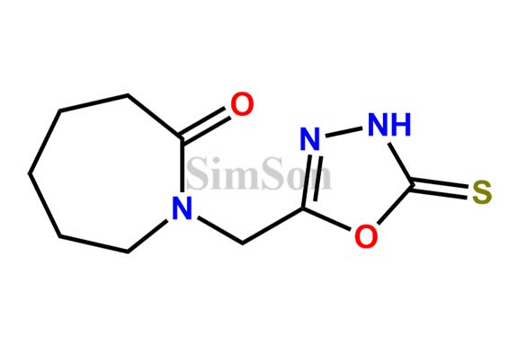 1-((5-thioxo-4,5-dihydro-1,3,4-oxadiazol-2-yl)methyl)azepan-2-one