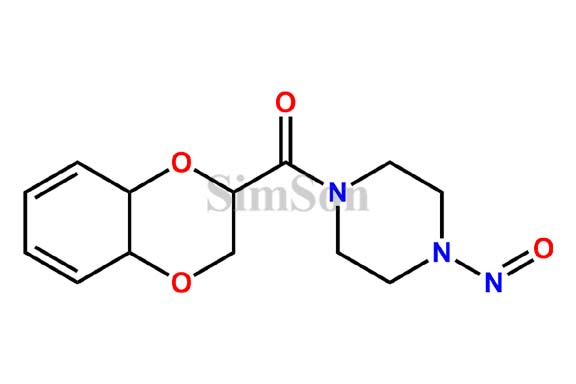 N-Nitroso-1-piperazinyl (2,3,4a,8a-tetrahydro-1,4-benzodioxin-2-yl) Methanone