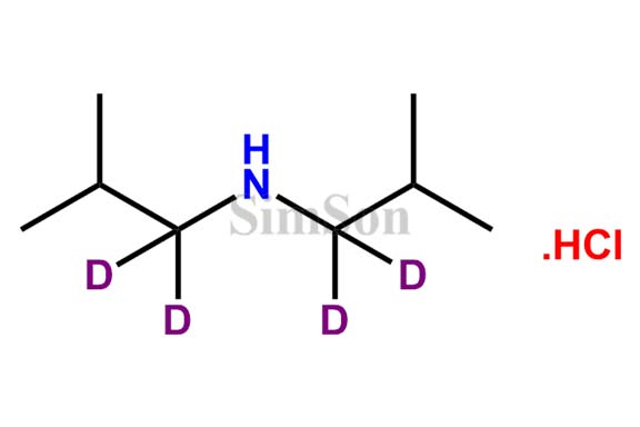2-Methyl-N-(2-methylpropyl)propan-1-amine Hydrochloride D4