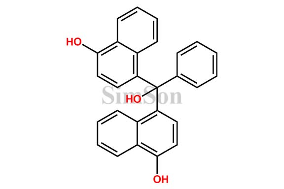Bis(4-hydroxy-1-naphthyl)phenylmethanol