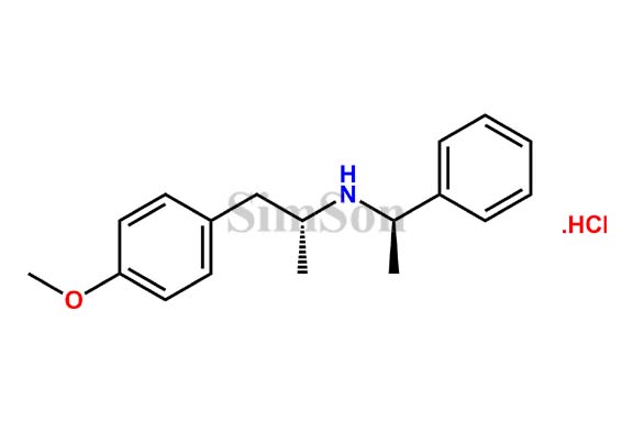(alphaR)-4-Methoxy-alpha-methyl-N-((1R)-1-phenylethyl)benzeneethanamine Hydrochloride
