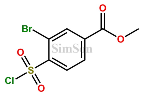 Methyl 3-bromo-4-(chlorosulfonyl)benzoate