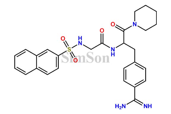 Nalpha-(2-Naphthalenesulfonylglycyl)-4-amidino-D,L-phenylalaninepiperidide
