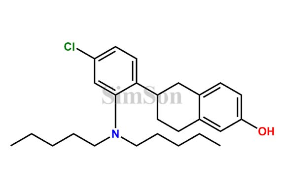 6-(4-chloro-2-(dipentylamino)phenyl)-5,6,7,8-tetrahydronaphthalen-2-ol