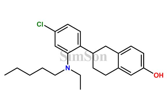 6-(4-chloro-2-(ethyl(pentyl)amino)phenyl)-5,6,7,8-tetrahydronaphthalen-2-ol