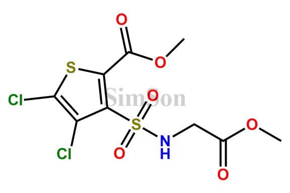 Methyl 4,5-dichloro-3-[[(2-methoxy-2-oxoethyl)amino]sulfonyl]-2-thiophenecarboxylate