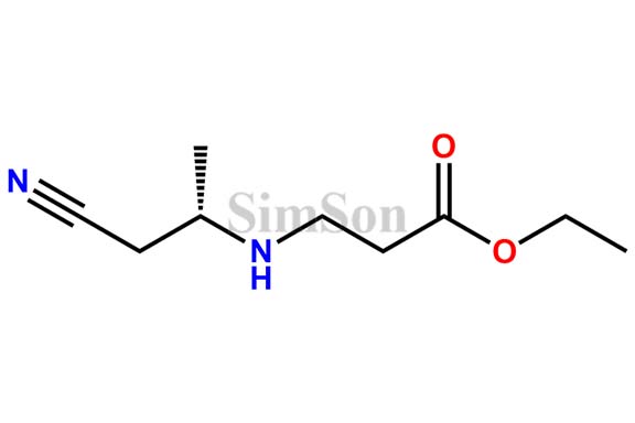 (S)-ethyl 3-((1-cyanopropan-2-yl)amino)propanoate