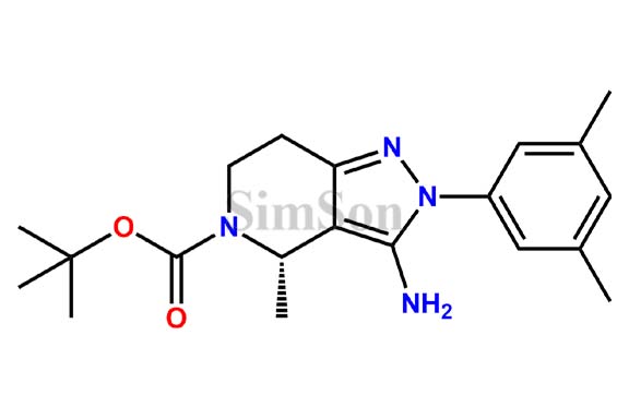 tert-butyl (S)-3-amino-2-(3,5-dimethylphenyl)-4-methyl-2,4,6,7-tetrahydro-5H-pyrazolo[4,3-c]pyridine-5-carboxylate