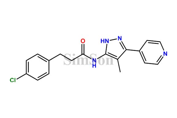 3-(4-chlorophenyl)-N-[4-methyl-3-(pyridin-4-yl)-1H-pyrazol-5-yl]propanamide