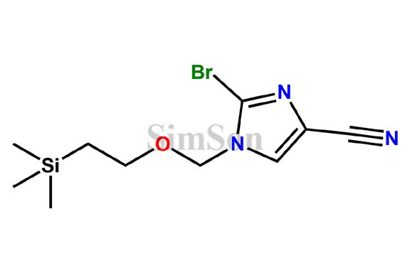 2-Bromo-1-((2-(trimethylsilyl)ethoxy)methyl)-1H-imidazole-4-carbonitrile
