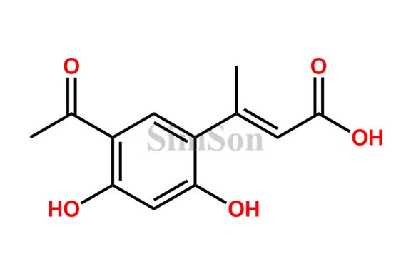 3-(5-Acetyl-2,4-dihydroxy phenyl)but-2-enoic acid