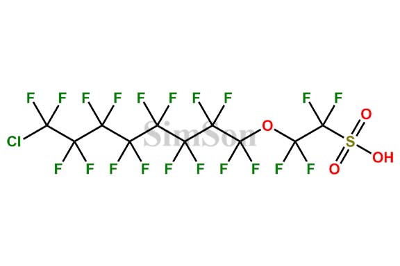 2-((8-Chloro-1,1,2,2,3,3,4,4,5,5,6,6,7,7,8,8-hexadecafluorooctyl)oxy)-1,1,2,2-tetrafluoroethane-1-sulfonic Acid