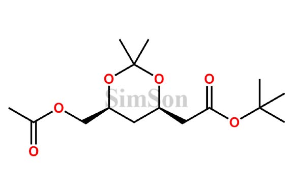 tert-Butyl 2-(cis-6-(acetoxymethyl)-2,2-dimethyl-1,3-dioxan-4-yl)acetate