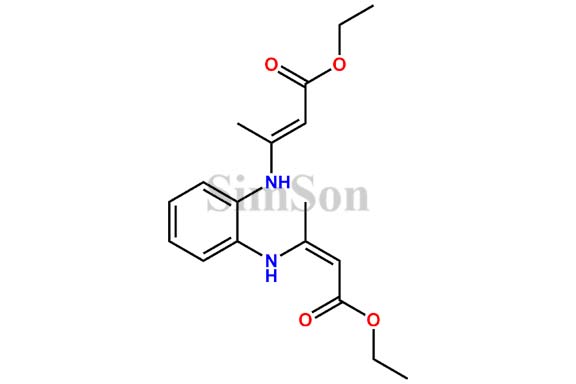 (2Z,2`E)-diethyl 3,3`-(1,2-phenylenebis(azanediyl))bis(but-2-enoate)