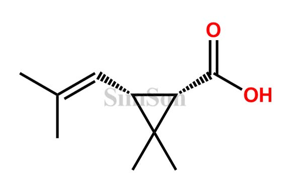 (1S-cis)-2,2-dimethyl-3-(2-methylprop-1-enyl)cyclopropanecarboxylic acid