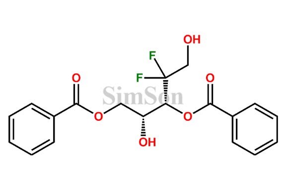 (2R,3R)-4,4-difluoro-2,5-dihydroxypentane-1,3-diyl dibenzoate