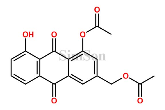 (4-Acetoxy-5-hydroxy-9,10-dioxo-9,10-dihydroanthracen-2-yl)methyl acetate