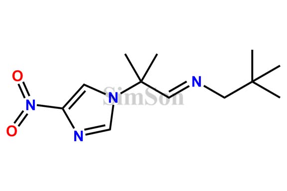 1-Propanamine, 2,2-dimethyl-N-[2-methyl-2-(4-nitro-1H-imidazol-1-yl)propylidene]