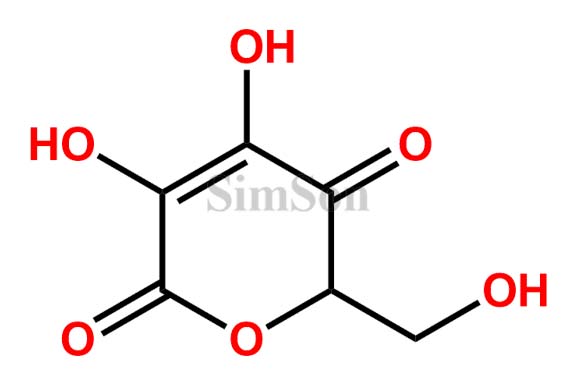 3,4-dihydroxy-6-(hydroxymethyl)-2H-pyran-2,5(6H)-dione