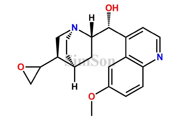 (1R)-(6-methoxyquinolin-4-yl)((1S,2S,4S,5R)-5-(oxiran-2-yl)quinuclidin-2-yl)methanol