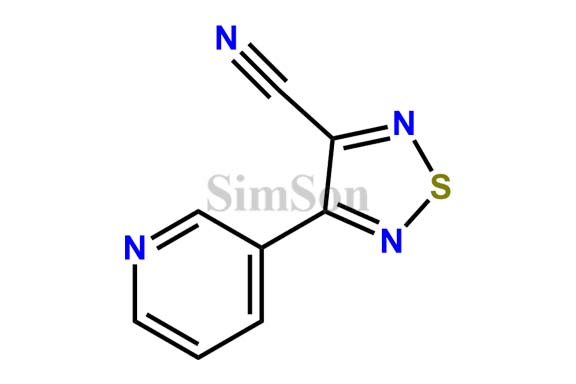 4-(pyridin-3-yl)-1,2,5-thiadiazole-3-carbonitrile