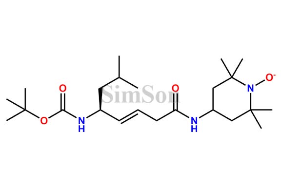 Tert-Butyl N-[(E,4S)-8-[(1-lambda 1-oxidanyl-2,2,6,6-tetramethylpiperidin-4-yl)amino]-2-methyl-8-oxooct-5-en-4-yl]carbamate