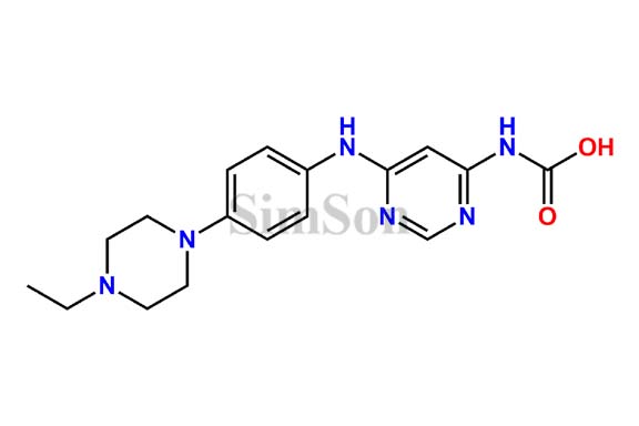 (6-((4-(4-ethylpiperazin-1-yl)phenyl)amino)pyrimidin-4-yl)carbamic acid