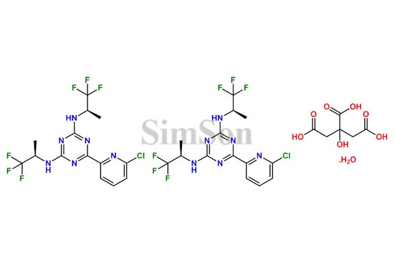 Vorasidenib hemicitric acid hemihydrate