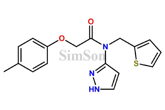 N-(1H-Pyrazol-3-yl)-N- (thiophen-2-ylmethyl)-2-(p-tolyloxy)acetamide
