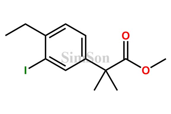methyl 2-(4-ethyl-3-iodophenyl)-2-methylpropanoate