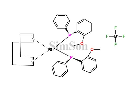(S,S)-1,2-Bis[(o-methoxyphenyl)(phenyl)phosphino]ethane(1,5-cyclooctadiene)rhodium(I) tetrafluoroborate