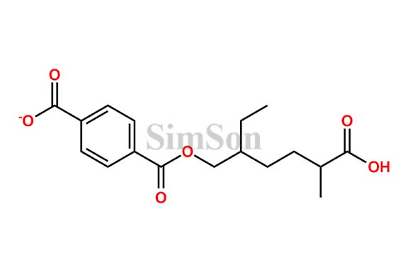 Mono(5 carboxy 2 ethylhexyl) terephthalate