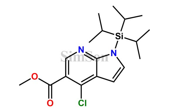 Methyl 4-chloro-1-(triisopropylsilyl)-1H-pyrrolo[2,3-b]pyridine-5-carboxylate