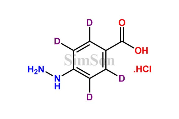 4-Hydrazinobenzoic Acid-d4 Hydrochloride