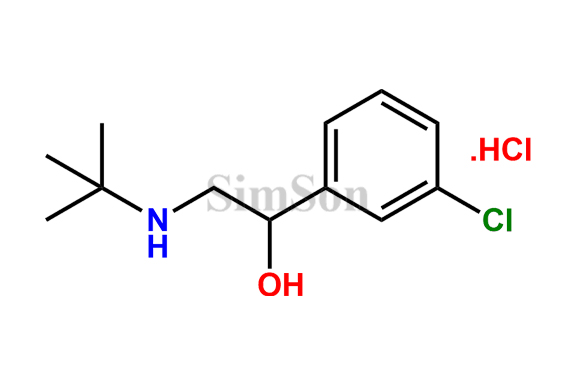 2-(tert-butylamino)-1-(3-chlorophenyl)ethanol hydrochloride