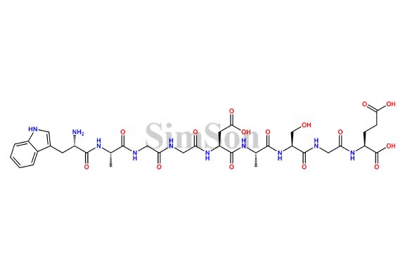 L-Tryptophyl-L-alanylglycylglycyl-L-aspartyl-L-alanyl-L-serylglycyl-L-glutamic Acid