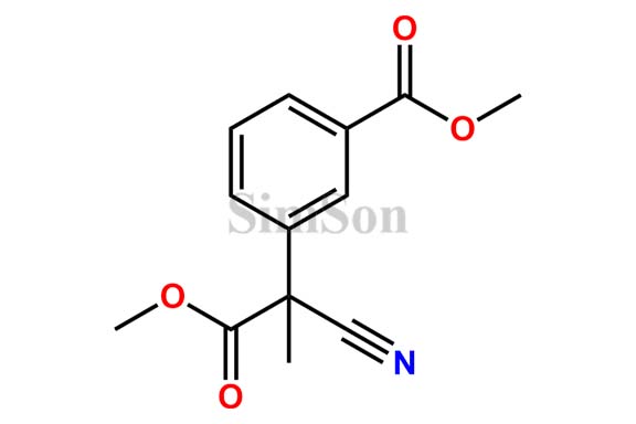 Methyl 3-(2-cyano-1-methoxy-1-oxopropan-2-yl) benzoate