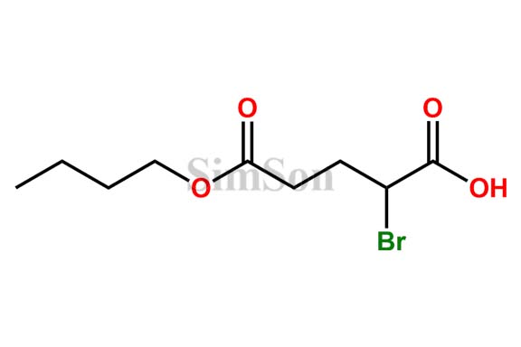 2-Bromo-5-butoxy-5-oxopentanoic acid
