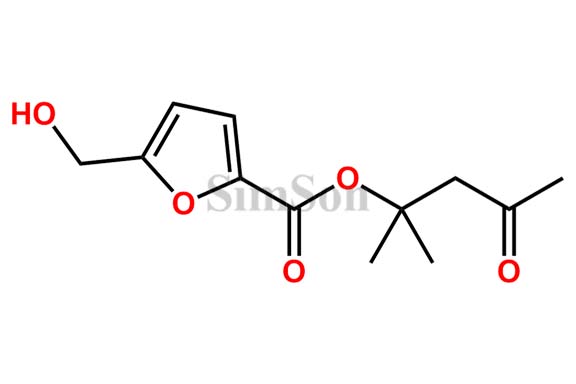 2-methyl-4-oxopentan-2-yl 5-(hydroxymethyl)furan-2-carboxylate