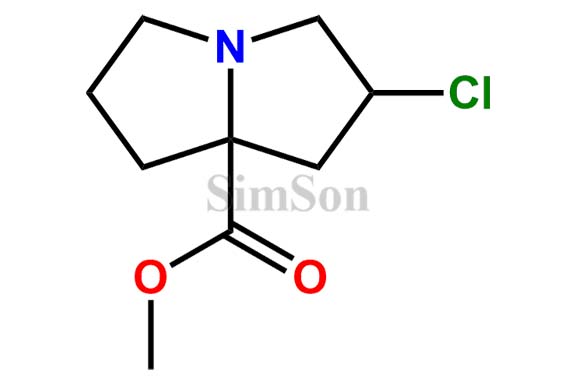 methyl-2-chlorohexahydro-1H-pyrrolizine-7a-carboxylate