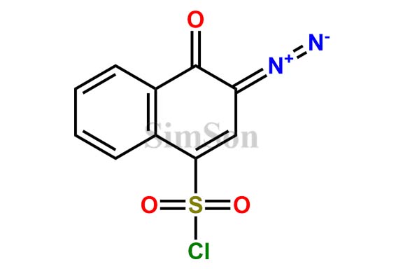 3-Diazo-3,4-dihydro-4-oxonaphthalene-1-sulfonyl chloride