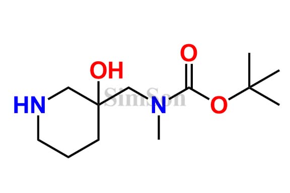 tert-butyl N-[(3-hydroxypiperidin-3-yl)methyl]-N-methyl carbamate