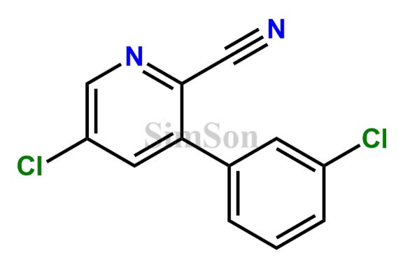 5-Chloro-3-(3-Chlorophenyl)-2-pyridincarbonitrile