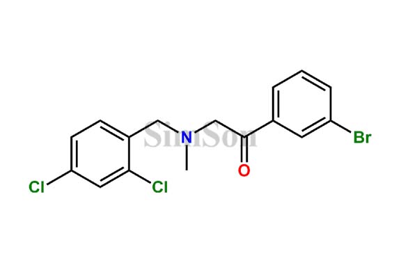 1-(3-bromophenyl)-2-((2,4-dichlorobenzyl)(methyl)amino)ethanone