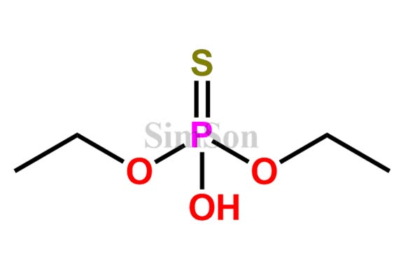 O,O-diethyl O-hydrogen phosphorothioate